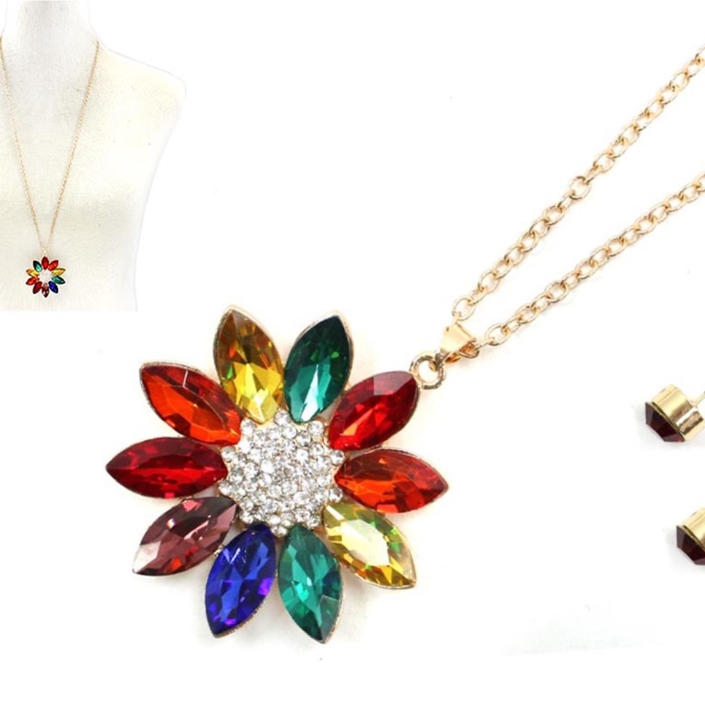 Multi-Color Necklace Set